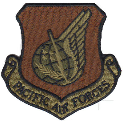 AF Pacific Air Force Command (PACAF) Majcom Spice Brown OCP Patch - 2 Pack